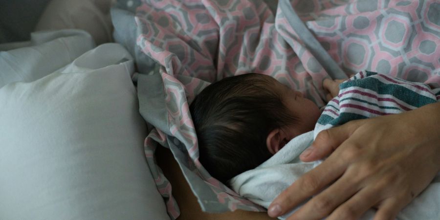 infant, child, mother