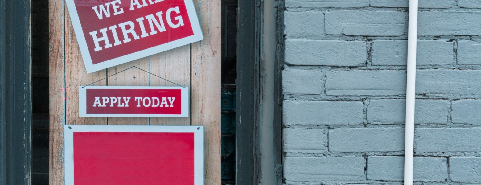 we are hiring sign