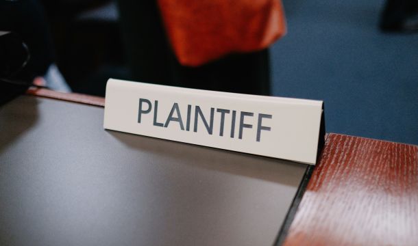 plaintiff sign
