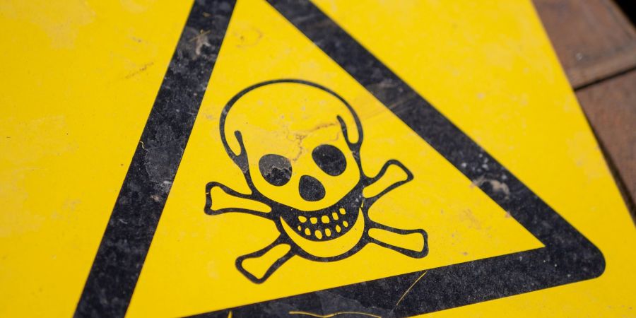 danger sign, skull