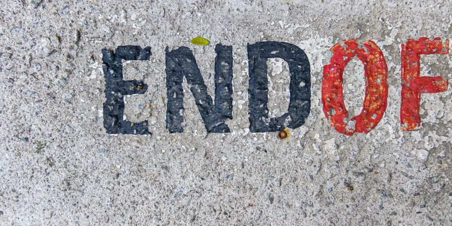 end of words, pavement